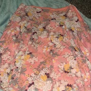 Floral Pink American eagle Skirt